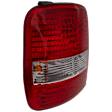 Driver Side Tail Light, with Bulb, Halogen, Clear and Red Lens, 6 Cyl., 3.5L Engine, CAPA CERTIFIED
