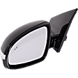 Driver Side Mirror, Power Adjust, Power Folding, Heated, Paintable, In-housing Signal Light, No Memory, No Puddle Light and Auto-Dimming, With BSD in Glass, Without Side Object Sensor