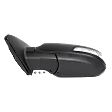 2014 Kia Sorento - Driver Side Mirror, Power Adjust, Non-Heated, Textured Black, Manual Folding, In-housing Signal Light, No Blind Spot Feature, No Memory, No Puddle Light, No Auto-Dimming