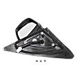 2014 Kia Sorento LX - Passenger Side Mirror, Power Adjust, Non-Heated, Textured Black, Manual Folding, In-housing Signal Light, No Blind Spot Feature, No Memory, No Puddle Light, No Auto-Dimming