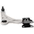 6-Piece Kit Front, Driver and Passenger Side, Lower Control Arm, Includes (2) Control Arm and (4) Tie Rod End