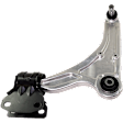 6-Piece Kit Front, Driver and Passenger Side, Lower Control Arm, Includes (2) Control Arm and (4) Tie Rod End
