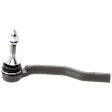 6-Piece Kit Front, Driver and Passenger Side, Lower Control Arm, Includes (2) Control Arm and (4) Tie Rod End