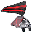 2-Piece Kit Passenger Side Back Up Light, Inner Tail Light Kit, With bulb(s), Halogen, includes (1) Back Up Light and (1) Tail Light