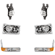 2002 Ford F-250 Super Duty - 6-Piece Kit Driver and Passenger Side Halogen Headlight, With bulb(s), OE Replacement,  Includes (2) Corner Light, (2) Fog Light, and (2) Headlight