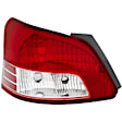 4-Piece Kit Driver and Passenger Side Halogen Tail Light, Without bulb(s), Sedan, Includes (2) Headlight and (2) Tail Light