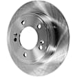 2015 Kia Forte - 2-Wheel Set Rear Brake Disc and Pad Kit, Plain Surface, 261.87 mm, 1.8L 4Cyl, Includes (2) Disc and (1) Pad Set
