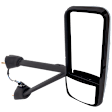 Passenger Side Mirror, Power, Heated, Chrome, without Signal Light, without Puddle Light, without Auto-Dimming