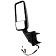 Driver Side Mirror Power Adjust, Heated, Chrome, without Signal Light, without Puddle Light, without Auto-Dimming, with Temp Sensor
