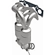 452013 Catalytic Converter, Stainless Steel, Manifold Converter, Sold Individually, CARB and Federal EPA Standards, Direct Fit