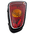 2004 Mini Cooper S - Passenger Side Halogen Tail Light, Without bulb(s), Production Date To July 2004, For Models Without Reverse Light, OE Replacement