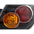 Passenger Side Tail Light, without Bulb, Halogen, Clear Lens, Hatchback