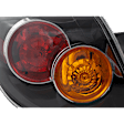 Driver Side Tail Light, without Bulb, Halogen, Clear Lens, Hatchback