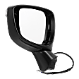 Driver Side Mirror, Power Adjust, Manual Folding, Heated, Paintable, In-housing Signal Light, No Memory, No Puddle Light, No Auto-Dimming, No Blind Spot Feature, 4 Cyl., 2.0L Engine
