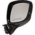 Passenger Side Mirror, Power Adjust, Manual Folding, Heated, Paintable, In-housing Signal Light, No Memory, Puddle Light, Auto-Dimming, and Blind Spot Feature, For Models Without SVC