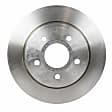 BRR447 Rear, Driver or Passenger Side Brake Disc, Plain Surface, 5 Lugs