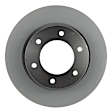 BRRF376 Front, Driver or Passenger Side Brake Disc, Plain Surface, 6 Lugs, 2.3L, 4Cyl