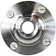 HUB374 Front, Driver or Passenger Side Wheel Hub, 4 Lugs, AWD