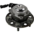 512594 Rear, Driver or Passenger Side Wheel Hub, 5 Lugs, With Bearing, Sensor Included, 3.6L, 6Cyl, Problem Solver Series
