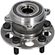 512629 Rear, Driver or Passenger Side Wheel Hub, 5 Lugs, With Bearing, Sensor Included, Problem Solver Series