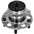 512635 Rear, Driver or Passenger Side Wheel Hub, 5 Lugs, Sensor Included, 1.6L, 4Cyl, Problem Solver Series