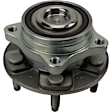 513410 Front, Driver or Passenger Side Wheel Hub, 5 Lugs, With Bearing, Sensor Included, Problem Solver Series