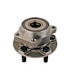 513413 Front, Driver or Passenger Side Wheel Hub, 5 Lugs, With Bearing, Problem Solver Series
