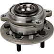 513419 Front, Driver or Passenger Side Wheel Hub, 5 Lugs, With Bearing, Sensor Not Included, AWD, Problem Solver Series