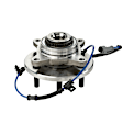 515158 Front, Driver or Passenger Side Wheel Hub, 6 Lugs, Sensor Included, 4WD, 3.5L, 6Cyl, Problem Solver Series