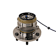 515171 Front, Driver or Passenger Side Wheel Hub, 6 Lugs, With Bearing, Sensor Included, Problem Solver Series