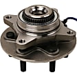515181 Front, Driver or Passenger Side Wheel Hub, 5 Lugs, With Bearing, 4WD, 3.5L, 6Cyl, Problem Solver Series
