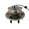 541019 Rear, Driver or Passenger Side Wheel Hub, 6 Lugs, With Bearing,, 3.5L, 6Cyl, Problem Solver Series