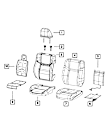 68103699AA Seat Foam - Direct Fit