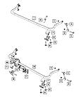 2018 Jeep Wrangler - Sway Bar Link Bushing, Eng. VIN: G, Sold Individually