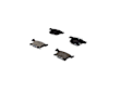 2020 Chrysler Pacifica - Rear Brake Pad Set, 3.6L 6Cyl, Eng. VIN: G, With 336mm dia. Rotors