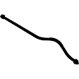 RK643354 Track Bar - Black, Direct Fit, Sold individually