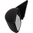 2018-2023 Nissan Kicks - Driver Side Mirror, Power, Manual Folding, Non-Heated, Textured Black, No Signal Light, No Memory, No Puddle Light, No Auto-Dimming, No Blind Spot Feature, S Model