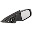 Passenger Side Mirror, Power, Manual Folding, Heated, Paintable, In-housing Signal Light, No Memory, No Puddle Light, No Auto-Dimming, No Blind Spot Feature