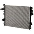 Radiator, 6/8 Cylinders, 3.0L/3.6L/3.7L/4.7L/5.7L Engines, Aluminum Core, Plastic Tank