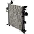 2006-2010 Jeep Commander - Radiator, 6 Cylinder/8 Cylinder, Aluminum Core, Plastic Tank