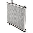 2007-2009 Hyundai Santa Fe - Radiator, 2.7L Engine, Aluminum Core, Plastic Tank, For Models without Tow Package