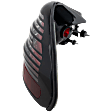 1997-2003 Pontiac Grand Prix - Passenger Side Tail Light, without Bulb, Halogen, Clear and Red Lens