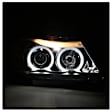 5009029 Driver and Passenger Side Halogen Headlight, With bulb(s), Smoked Lens, Chrome Interior, Signature Series