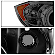 5009029 Driver and Passenger Side Halogen Headlight, With bulb(s), Smoked Lens, Chrome Interior, Signature Series