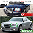 5009159 Driver and Passenger Side Halogen Headlight, With bulb(s), Smoked Lens, Chrome Interior, Signature Series