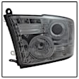 2015 Ram 2500 - Driver and Passenger Side Halogen Headlight, With bulb(s),  Model Only, Does Not Fit Models With Factory Projector s and LED Daytime Running Light, Smoked Lens, Chrome Interior, Signature Series