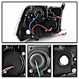 2015 Ram 2500 - Driver and Passenger Side Halogen Headlight, With bulb(s),  Model Only, Does Not Fit Models With Factory Projector s and LED Daytime Running Light, Smoked Lens, Chrome Interior, Signature Series