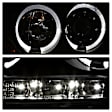2009-2011 Volkswagen Rabbit - Driver and Passenger Side Halogen Headlight, With bulb(s), Clear Lens, Black Interior, Signature Series