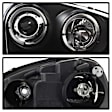 2009-2011 Volkswagen Rabbit - Driver and Passenger Side Halogen Headlight, With bulb(s), Clear Lens, Black Interior, Signature Series