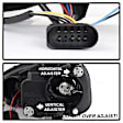 2009-2011 Volkswagen Rabbit - Driver and Passenger Side Halogen Headlight, With bulb(s), Clear Lens, Black Interior, Signature Series